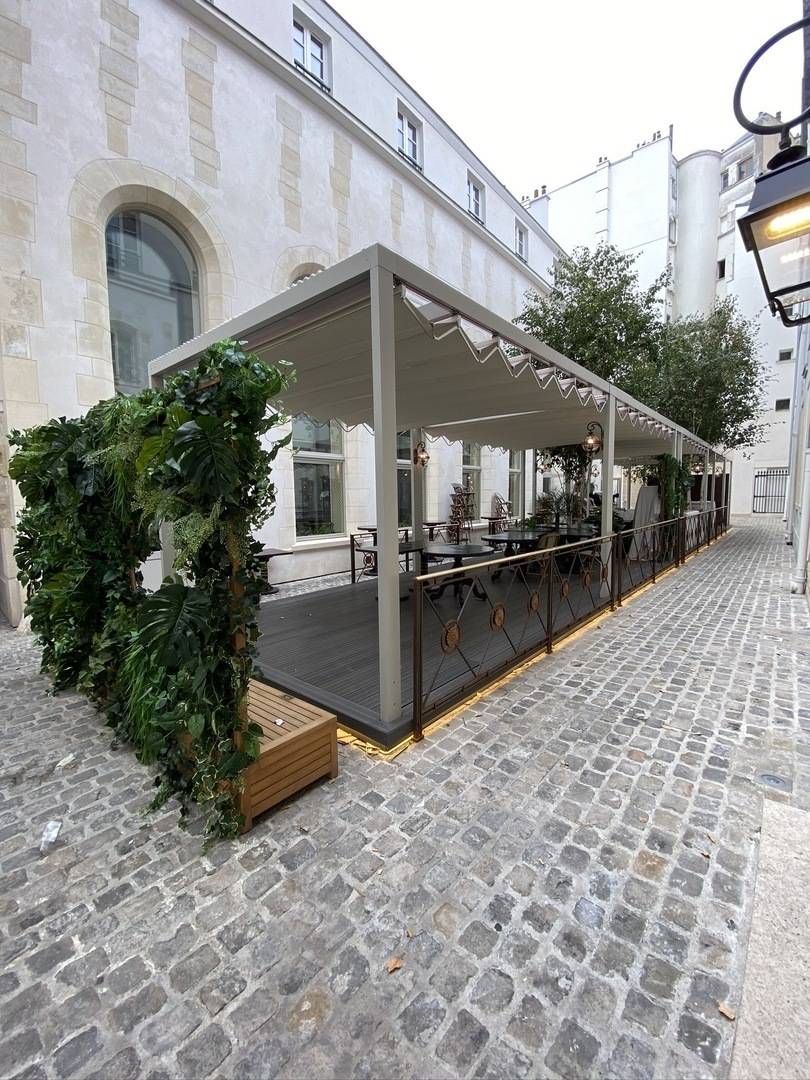 restaurant eclairage exterieur