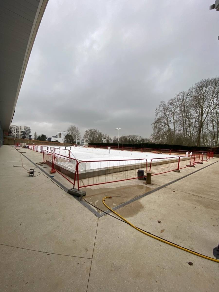 travaux grande piscine